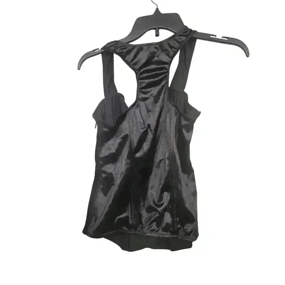 Satin Racer Back Corset - Picture 2 of 4
